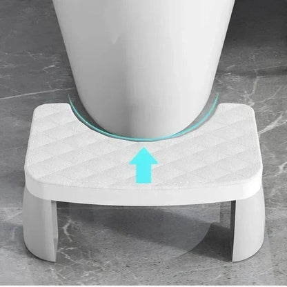Ergonomic Toilet Stool with Non-Slip Surface – Compact and Sturdy PP Plastic