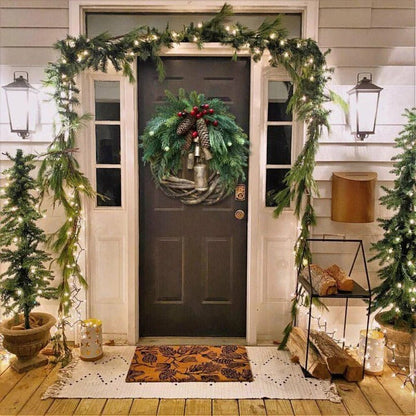 Boho Rustic Holiday Wreath for Door and Wall Decoration