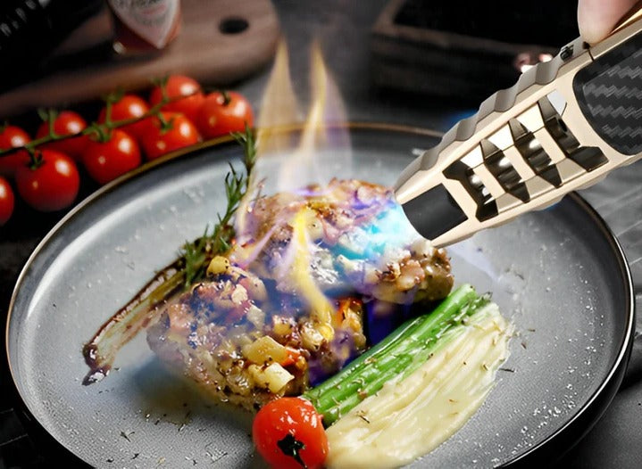 Versatile Adjustable Lighter with Blue Flame for Indoor and Outdoor Use