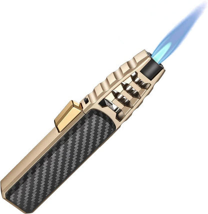 Versatile Adjustable Lighter with Blue Flame for Indoor and Outdoor Use