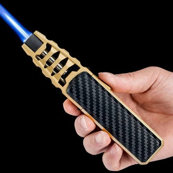 Versatile Adjustable Lighter with Blue Flame for Indoor and Outdoor Use