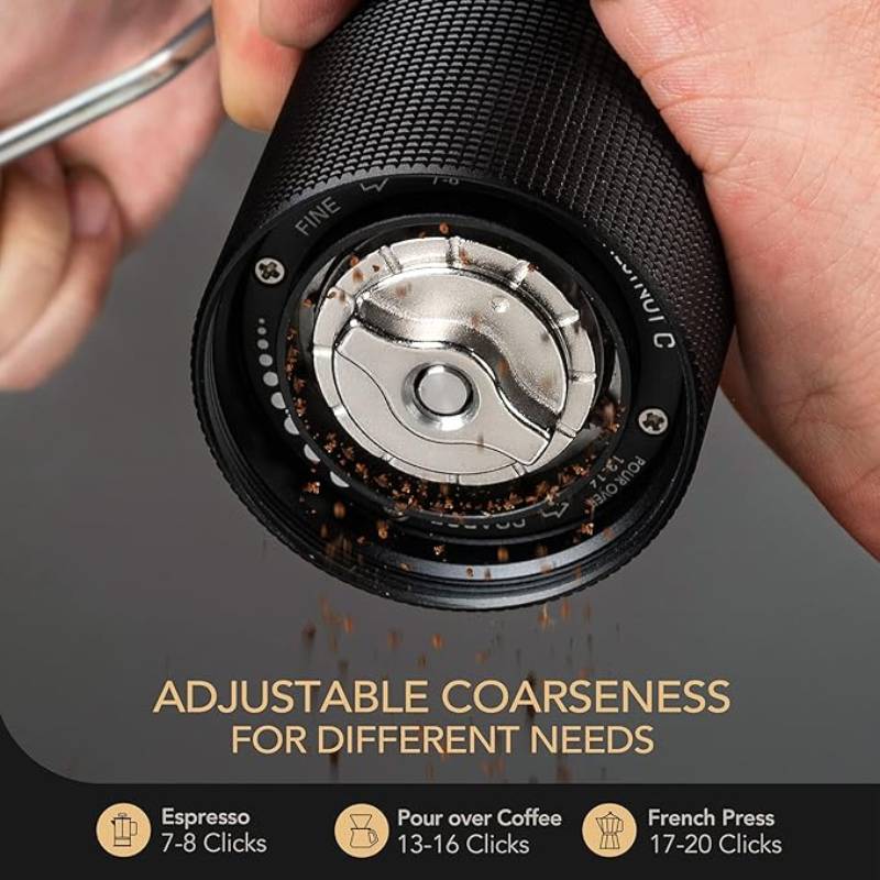 Manual Coffee Grinder for Ideal Brewing - High-Quality Design