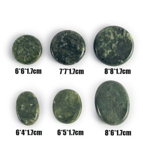 Natural Jade Massage Stones for Soothing Heat Therapy