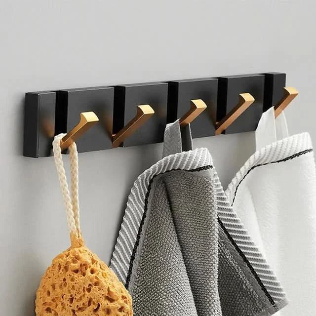 Collapsible Wall Hook for Coats, Bags, and Towels