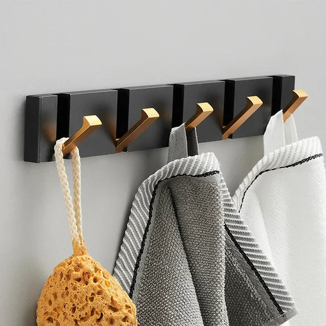 Foldable Stainless Steel Wall Hook – Stylish Hanger for Coats, Bags, Towels