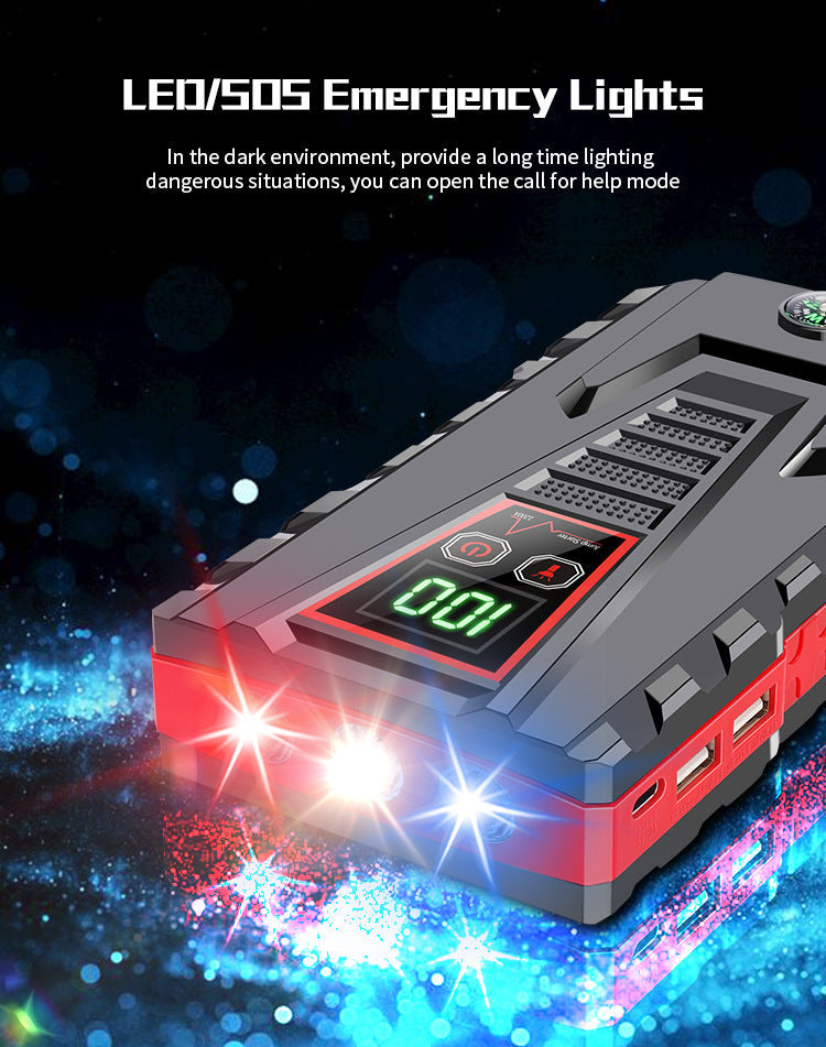 Compact Car Jump Starter with High Power Output