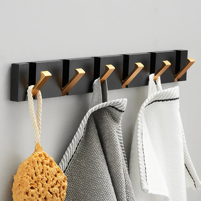 Foldable Stainless Steel Wall Hook – Stylish Hanger for Coats, Bags, Towels