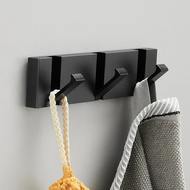 Foldable Stainless Steel Wall Hook – Stylish Hanger for Coats, Bags, Towels