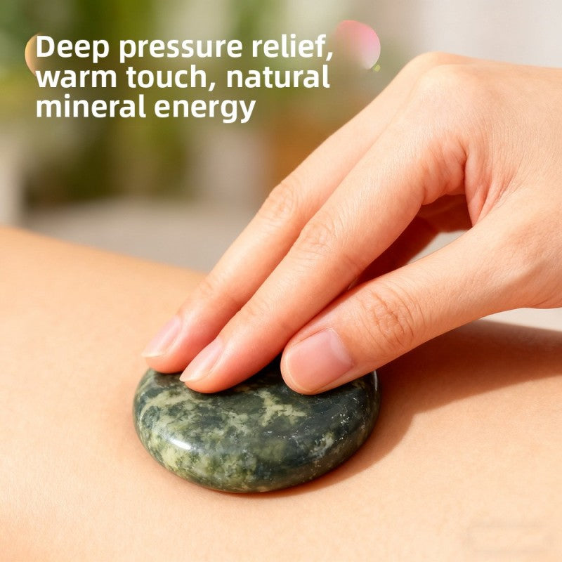 Natural Jade Massage Stones for Soothing Heat Therapy