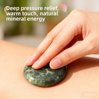 Natural Jade Massage Stones for Soothing Heat Therapy