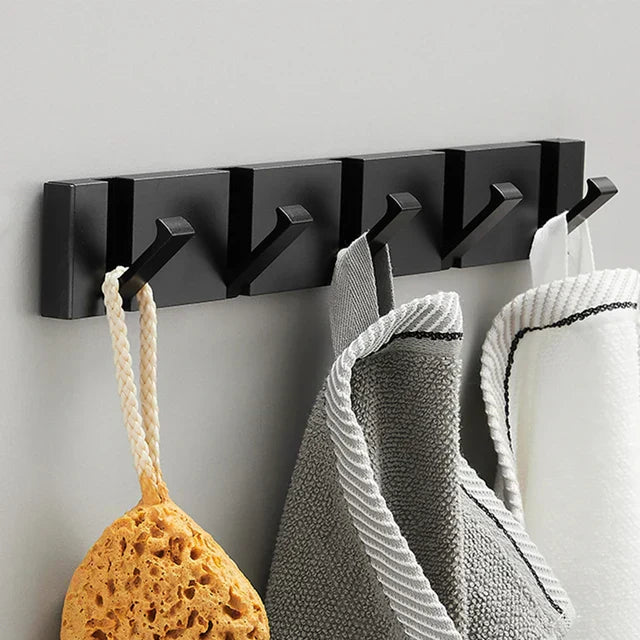 Foldable Stainless Steel Wall Hook – Stylish Hanger for Coats, Bags, Towels