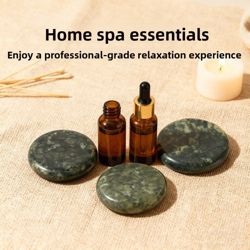 Natural Jade Massage Stones for Soothing Heat Therapy