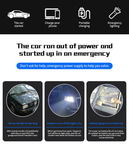 Compact Car Jump Starter with High Power Output