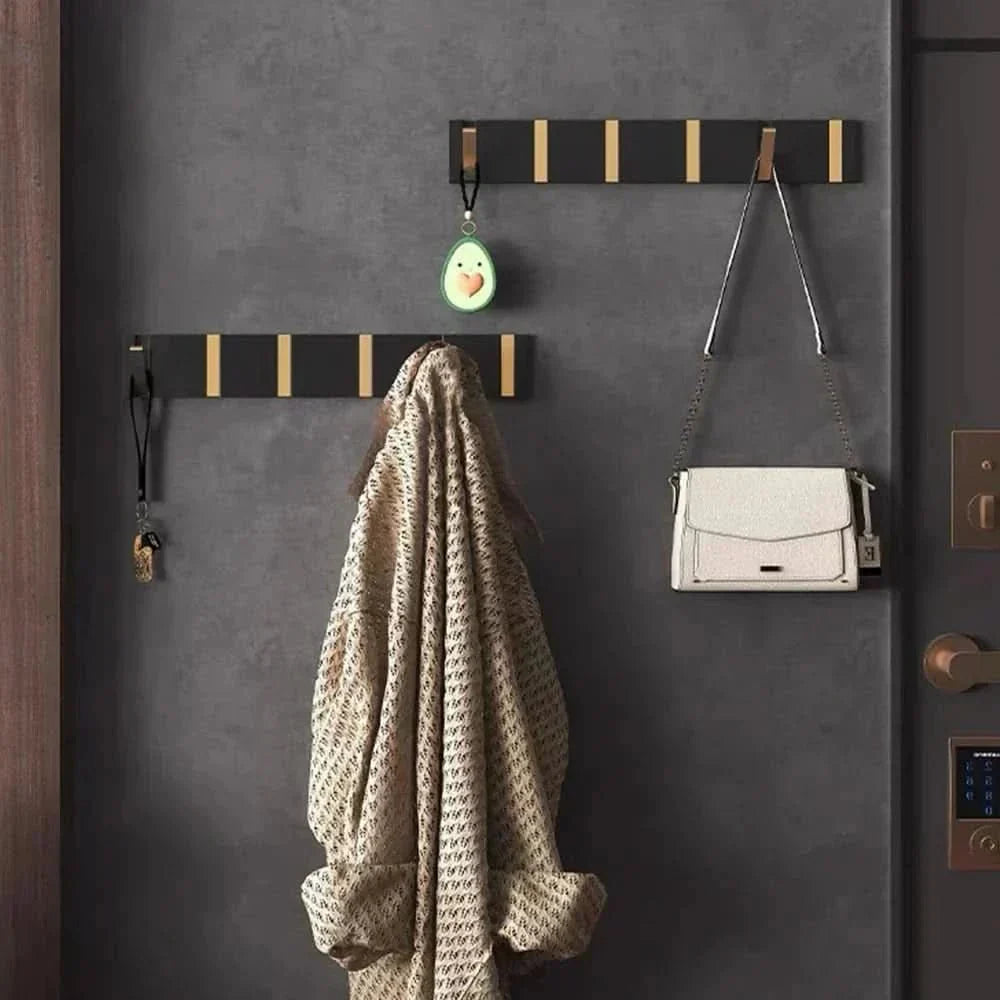 Stylish Stainless Steel Wall Hook – Foldable, Space-Saving Hanger for Bathroom and Living Areas