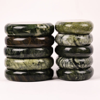 Natural Jade Massage Stones for Soothing Heat Therapy