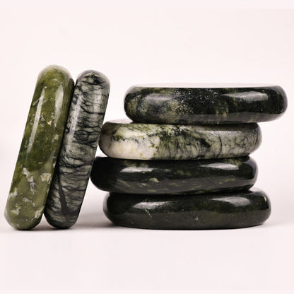 Natural Jade Massage Stones for Soothing Heat Therapy