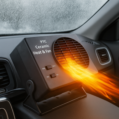 Portable 12V Ceramic Heater for Cars