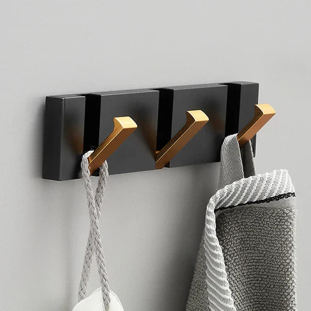 Foldable Stainless Steel Wall Hook – Stylish Hanger for Coats, Bags, Towels