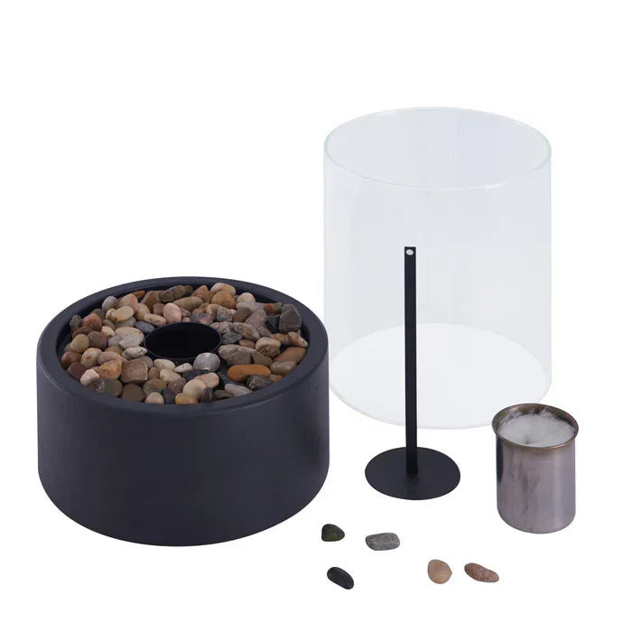 Stylish Table Fire Pit Lantern for Cozy Home Ambiance
