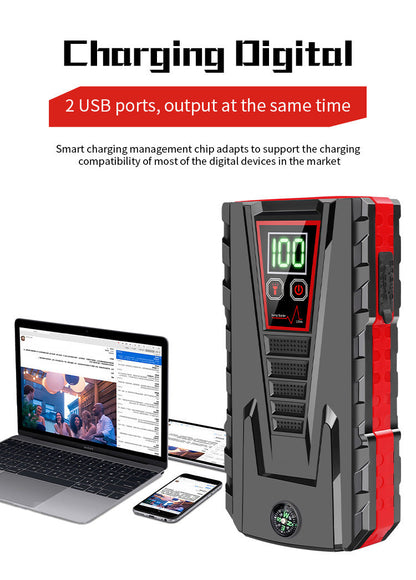 Compact Car Jump Starter with High Power Output