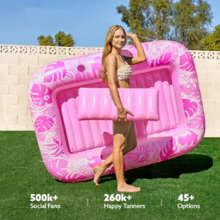 Inflatable Sun Lounger for Pool – Comfortable Garden or Balcony Use