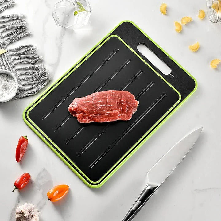 4-in-1 Defrosting Tray and Cutting Board Combo