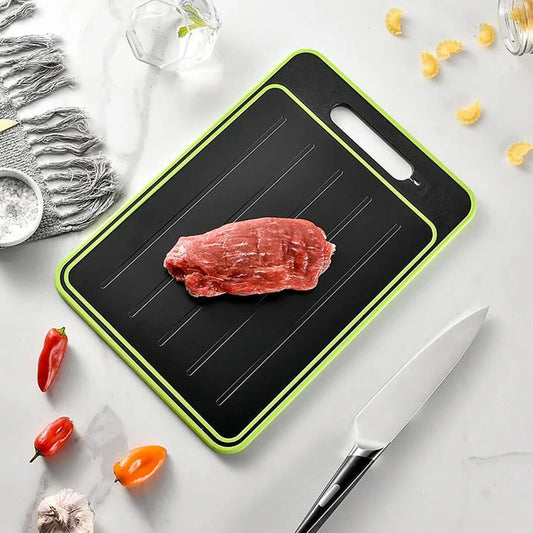4-in-1 Defrosting Tray and Cutting Board Combo