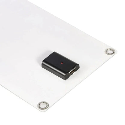 Portable USB Battery with Waterproof Solar Panel