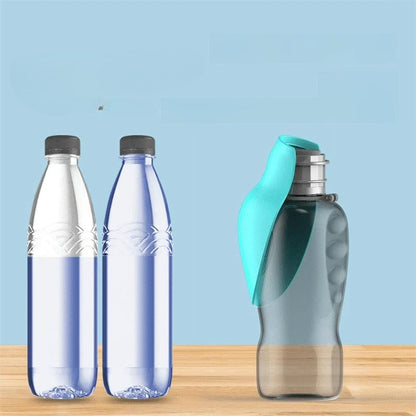 Portable Pet Hydration Bottle with Collapsible Bowl