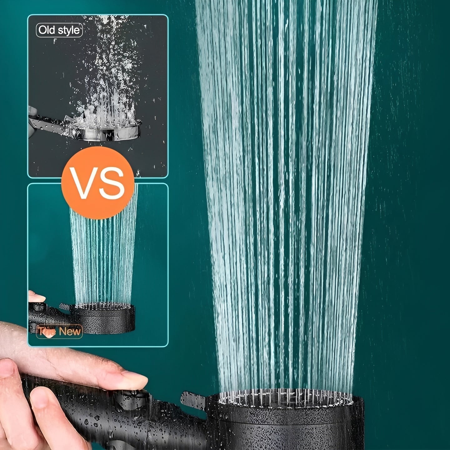 Filtered Shower Head with 5 Settings – High Pressure Versatility