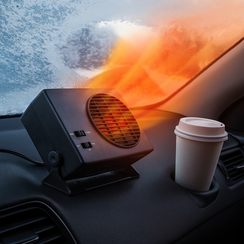 Portable 12V Ceramic Heater for Cars