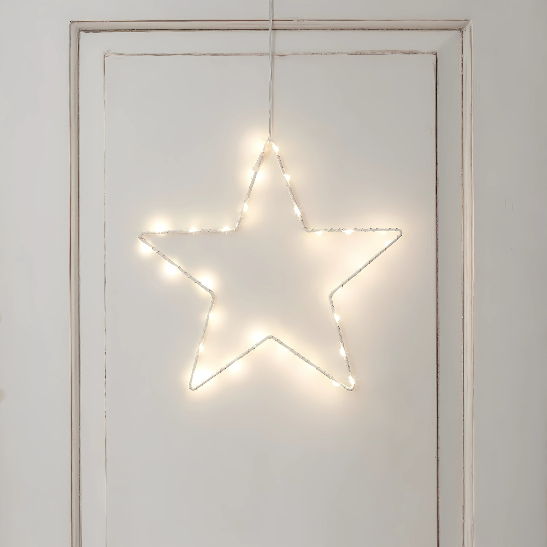 Warm LED Christmas Window Light – Festive Decoration