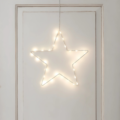 Warm LED Christmas Window Light – Festive Decoration
