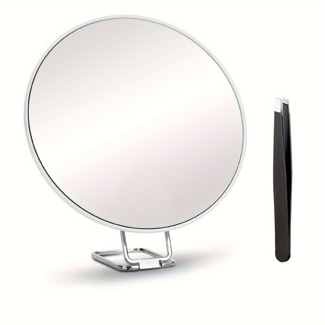 Precision Makeup Mirror with Suction & Stand for Easy Use
