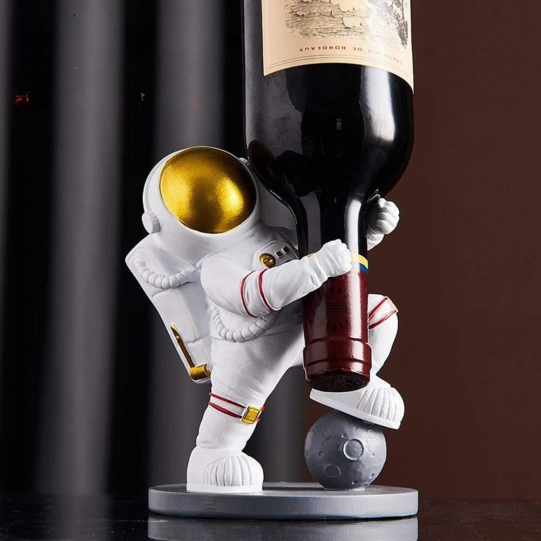 Resin Space Astronaut Wine Rack Decoration