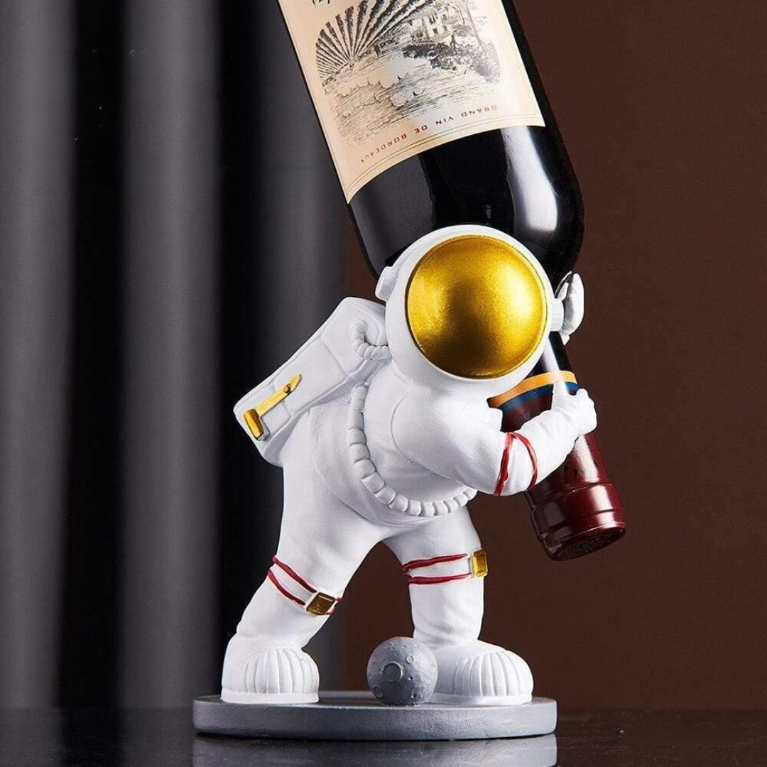 Resin Space Astronaut Wine Rack Decoration