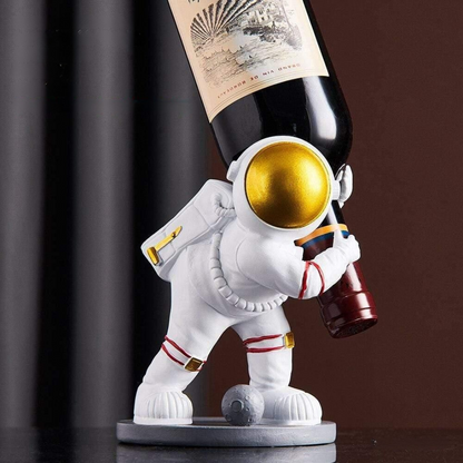 Resin Space Astronaut Wine Rack Decoration