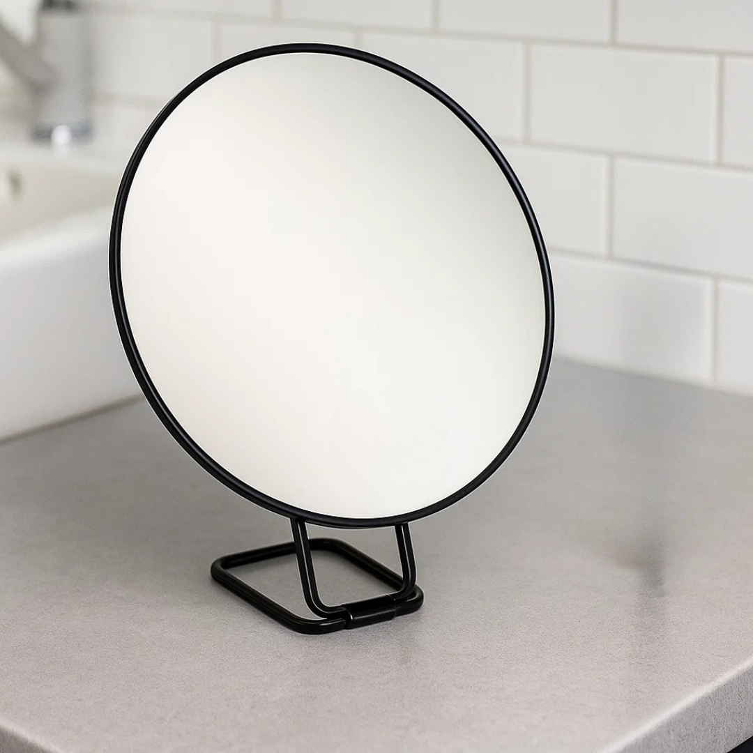 Precision Makeup Mirror with Suction & Stand for Easy Use