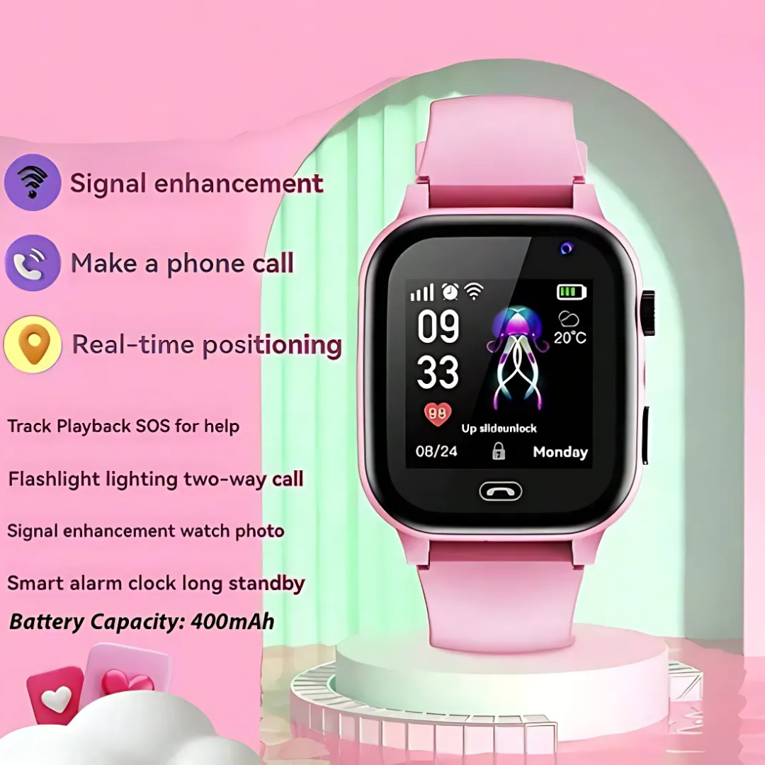 GPS Kids Smartwatch with Video Calling and Camera Tracker