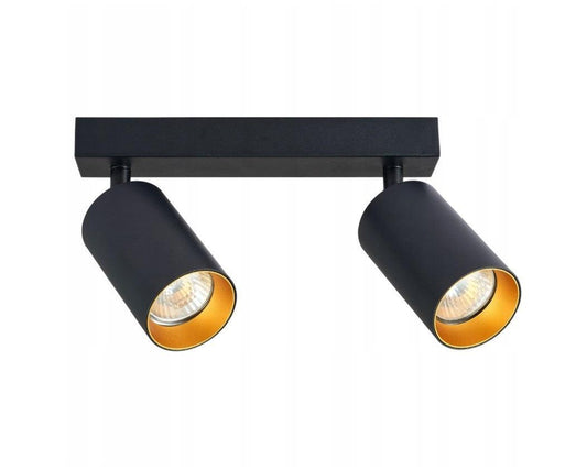 Adjustable Black and Brass Spot Light
