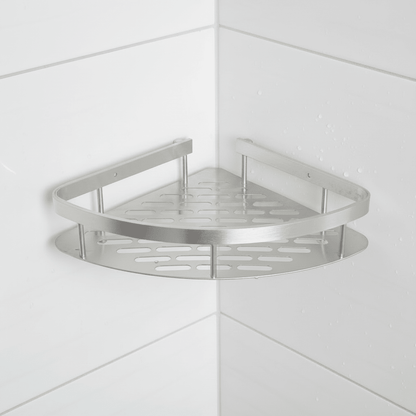 Drill-Free Bathroom Shelf for Stylish and Organized Spaces