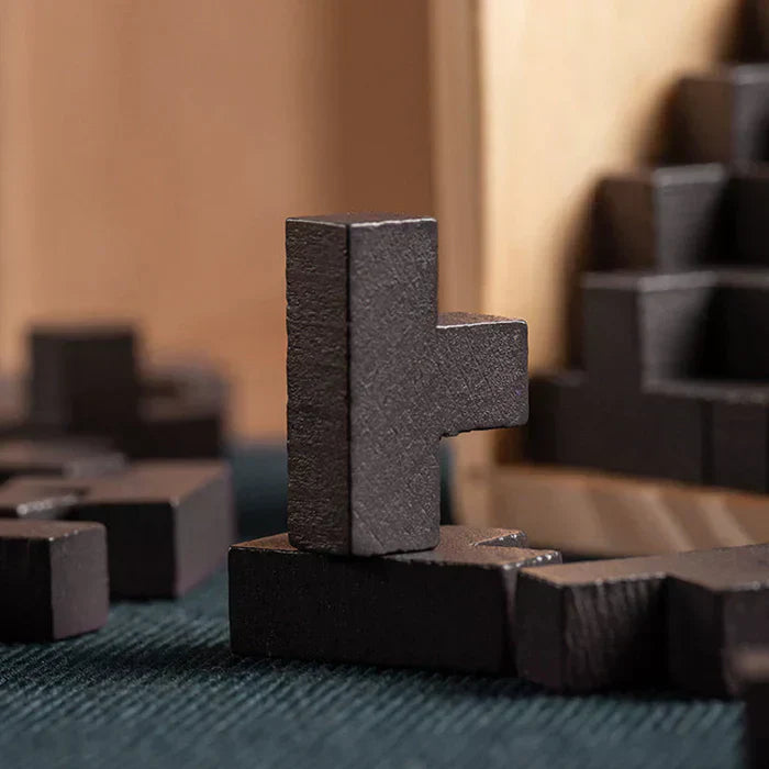 3D Wooden Brain Teaser Puzzle for Mind Challenges