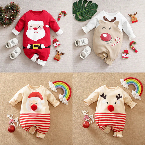 Cotton Christmas Costume for Babies – Soft Holiday Outfit