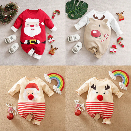 Cotton Christmas Costume for Babies – Soft Holiday Outfit