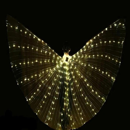 Fluorescent LED Butterfly Wings for Costumes and Dress-Up
