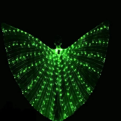 Fluorescent LED Butterfly Wings for Costumes and Dress-Up