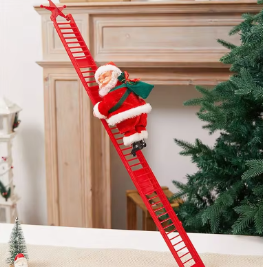 Interactive Musical Climbing Decoration Toy for Christmas