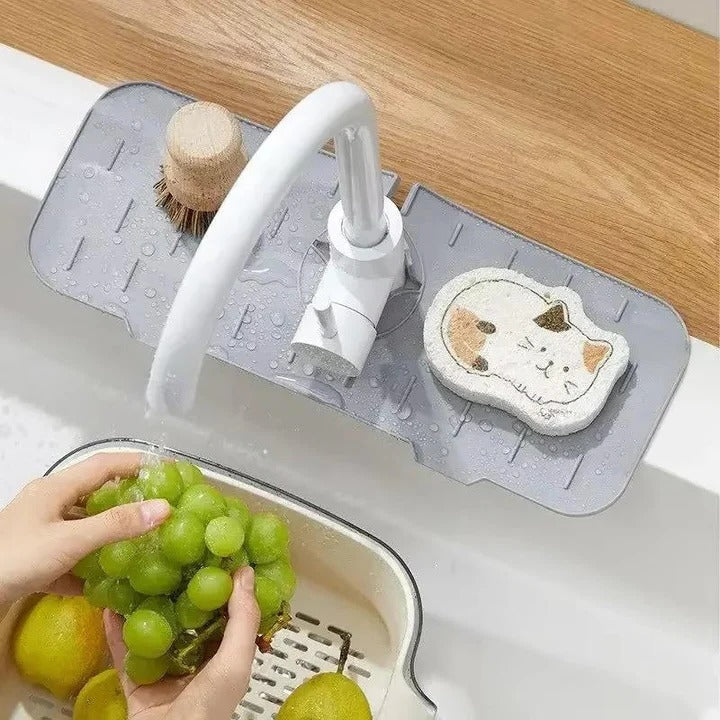 Kitchen Sink Faucet Splash Guard