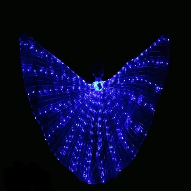Fluorescent LED Butterfly Wings for Costumes and Dress-Up