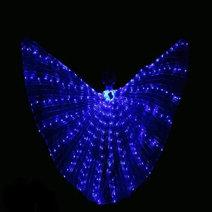 Fluorescent LED Butterfly Wings for Costumes and Dress-Up